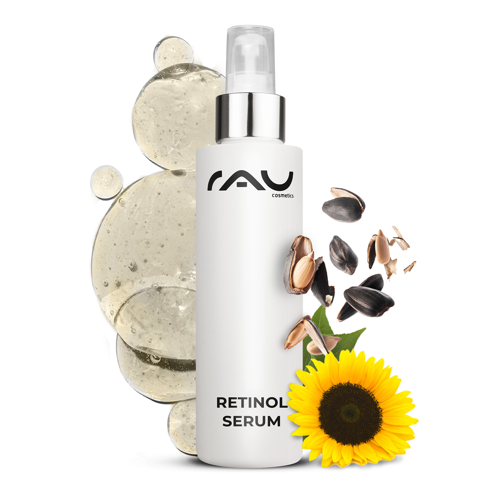 Sérum au rétinol 100 ml - Sérum à la vitamine A pour peaux sèches et matures Flasche, Lotion, Kosmetik, Parfüm, Blume