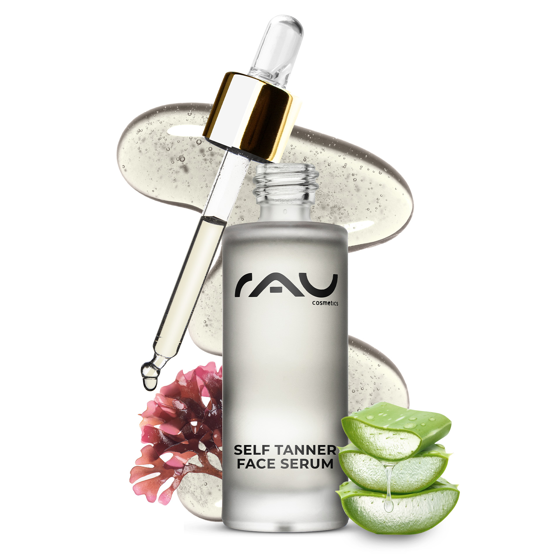 Self Tanner Face Serum 30 ml Auto-bronzant naturel Flasche