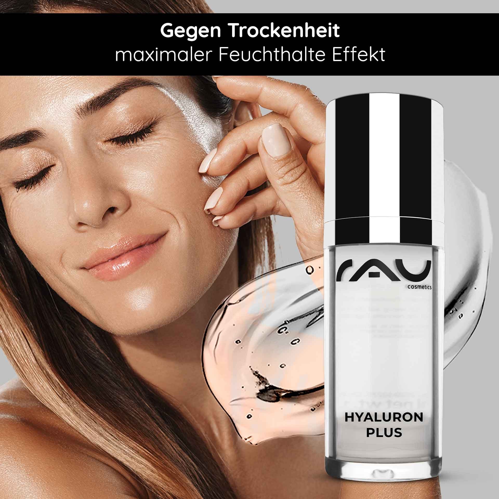 Sérum anti-âge : le flacon élégant souligne la qualité professionnelle de la cosmétique aux principes actifs de RAU Cosmetics.