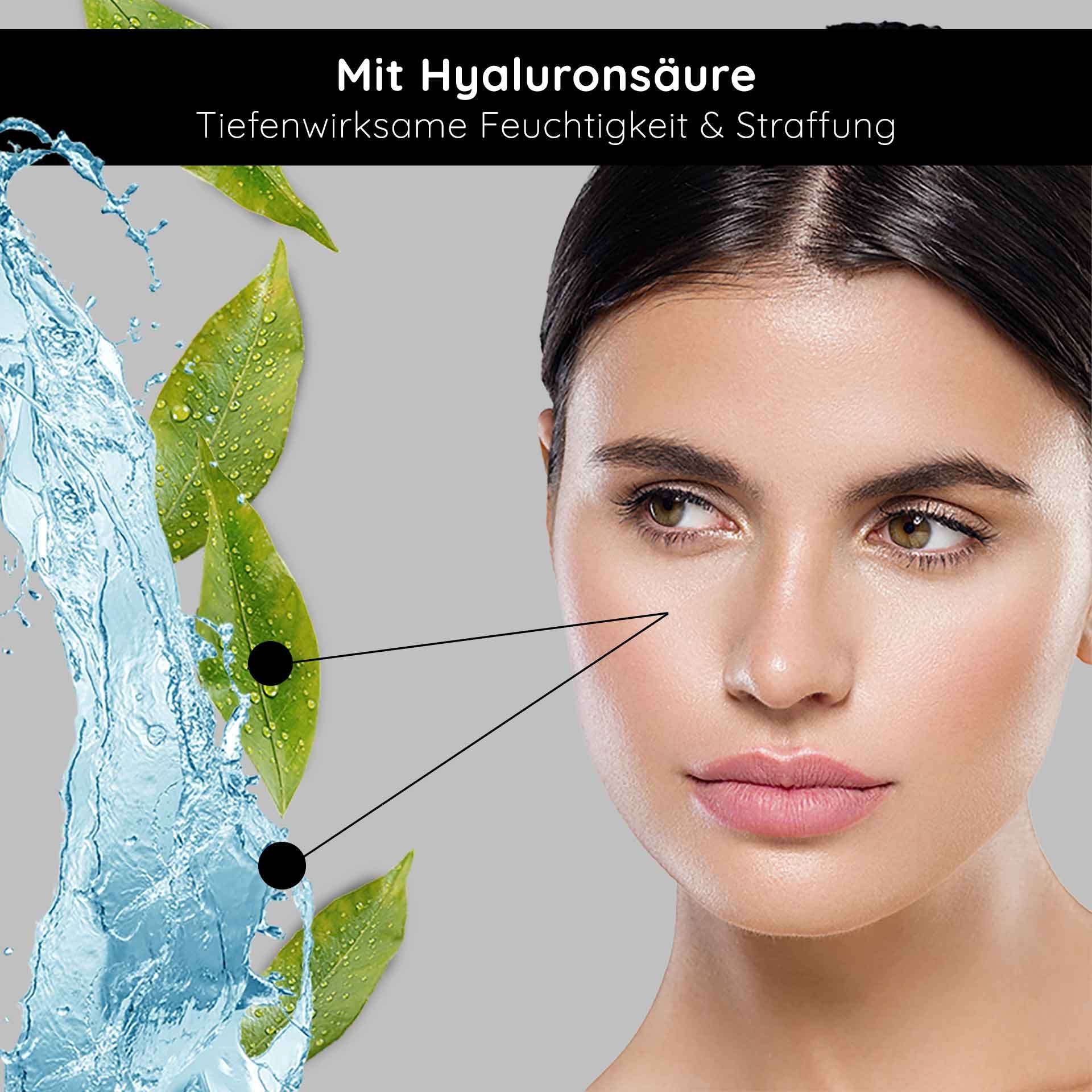 Hydratation intense : Le sérum au rétinol avec acide hyaluronique favorise le raffermissement de la peau et apporte beaucoup d'hydratation.