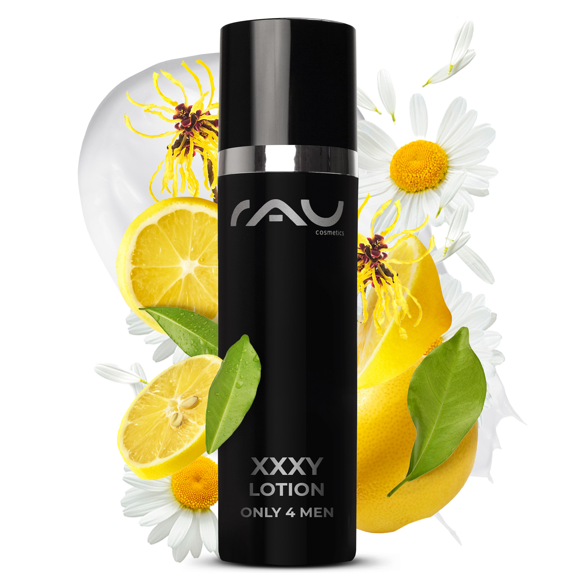 XXXY Lotion only 4 men 50 ml - Soin de jour anti-âge Kräuterig, Zitrusfrüchte, Flasche, Kosmetik, Parfüm