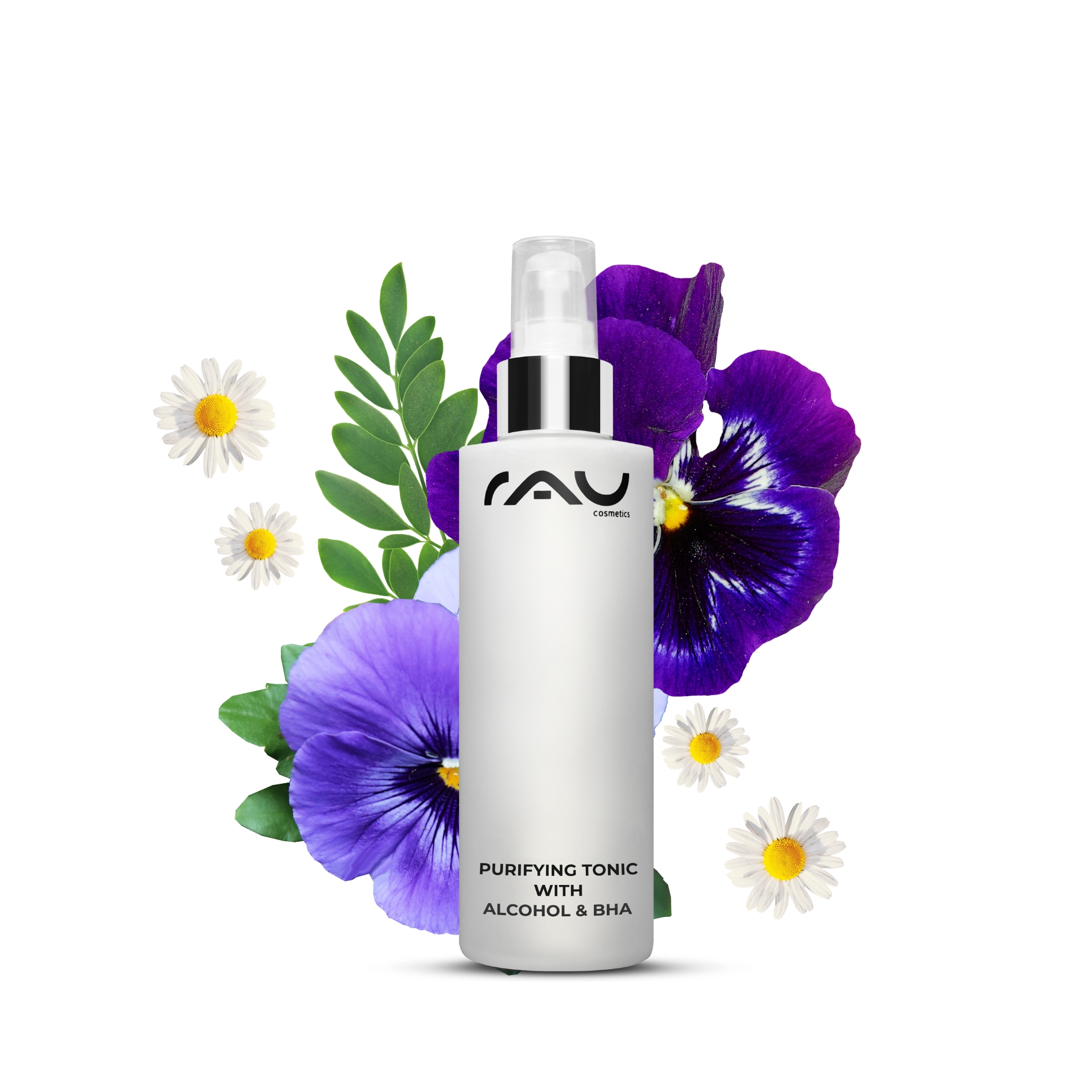 Purifying Tonic with alcohol 200 ml contre les impuretés de la peau Blume, Pflanze, Flasche, Parfüm, Kräuterig