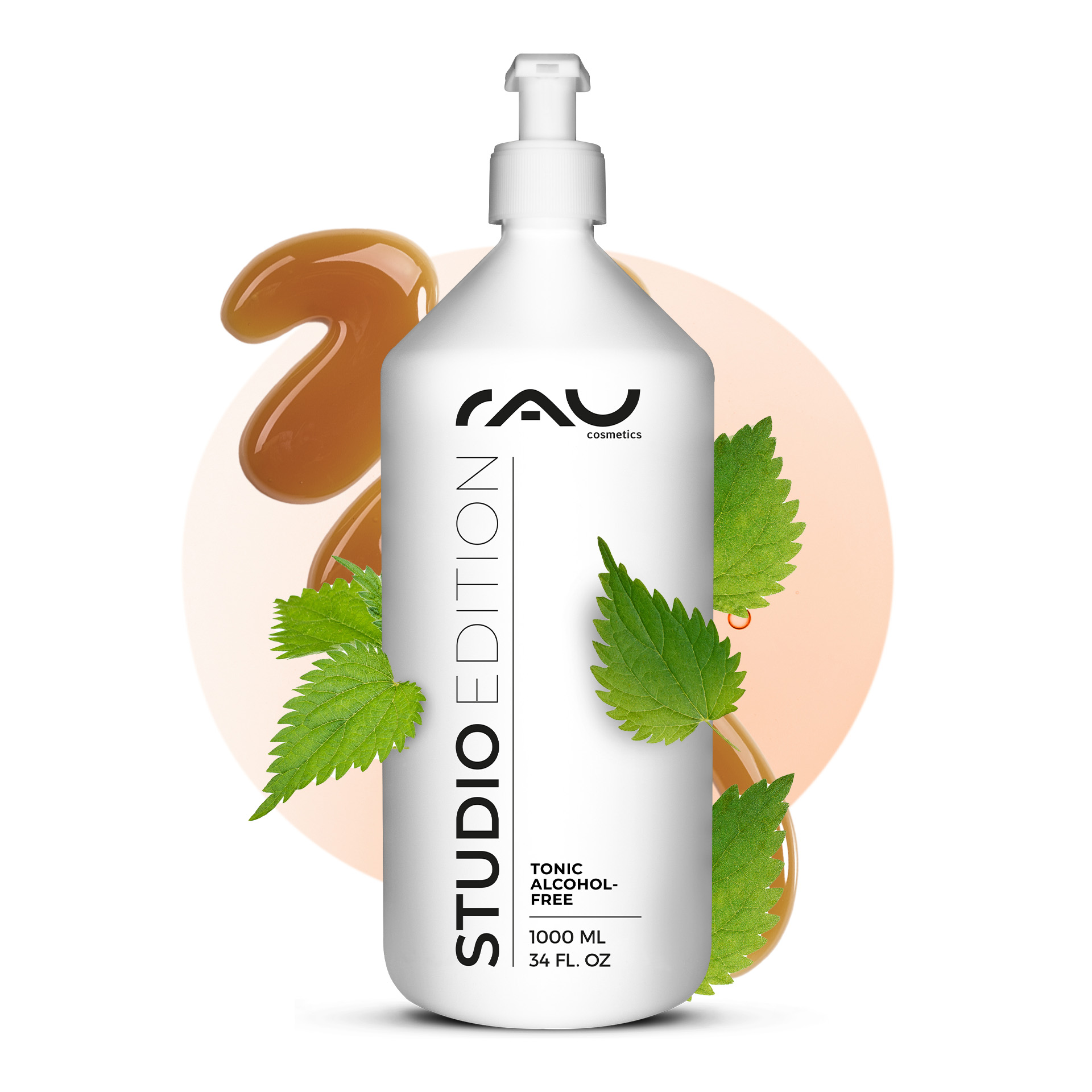 Tonique sans alcool 1000 ml à l'extrait d'ortie Flasche, Lotion, Kräuter, Pflanze, Kräuterig