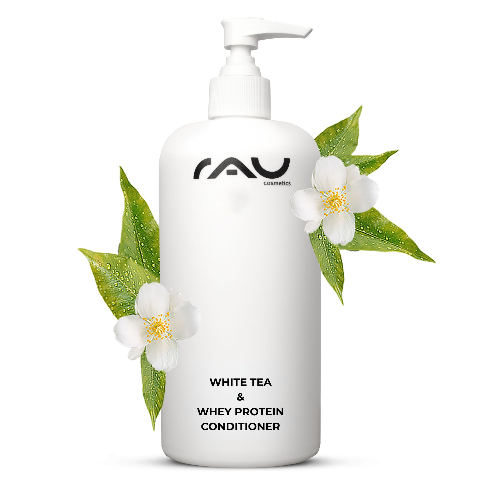 RAU White Tea & Whey Protein Hair Conditioner 500 ml Flasche, Lotion