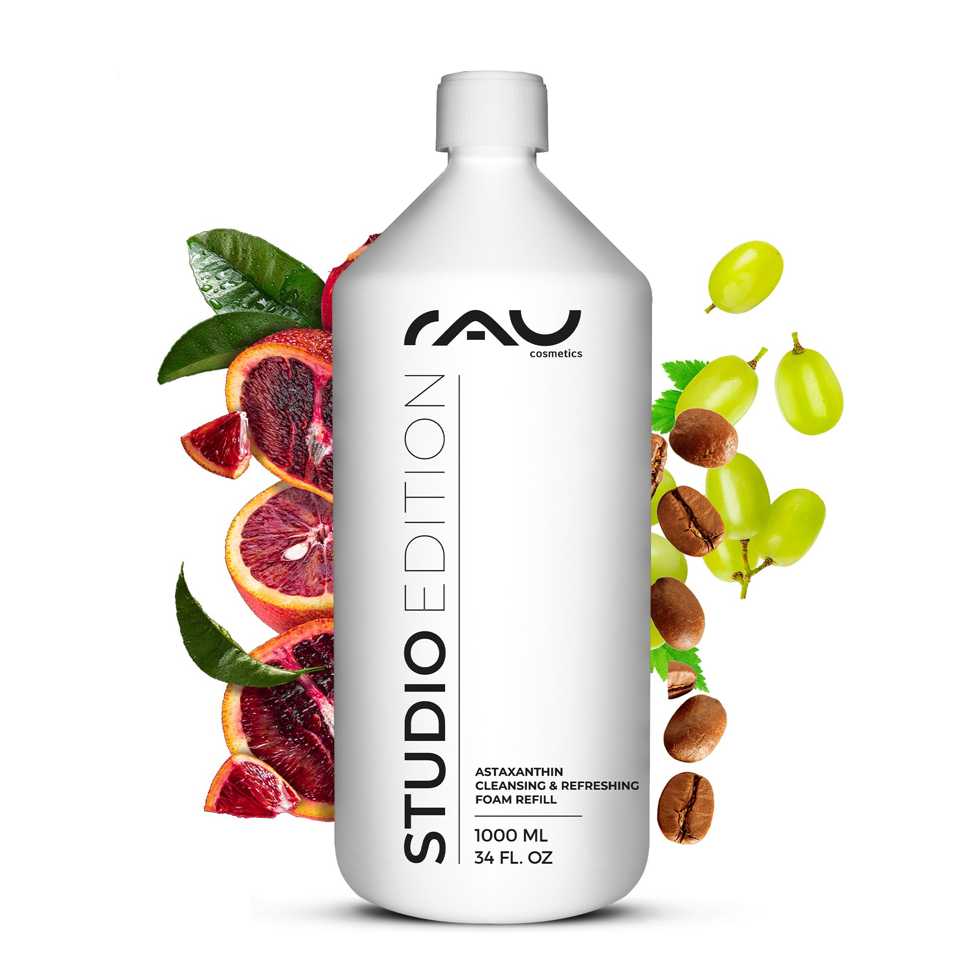 Recharge de 1 litre de mousse nettoyante à l'astaxanthine — Nettoyage durable pour le studio.