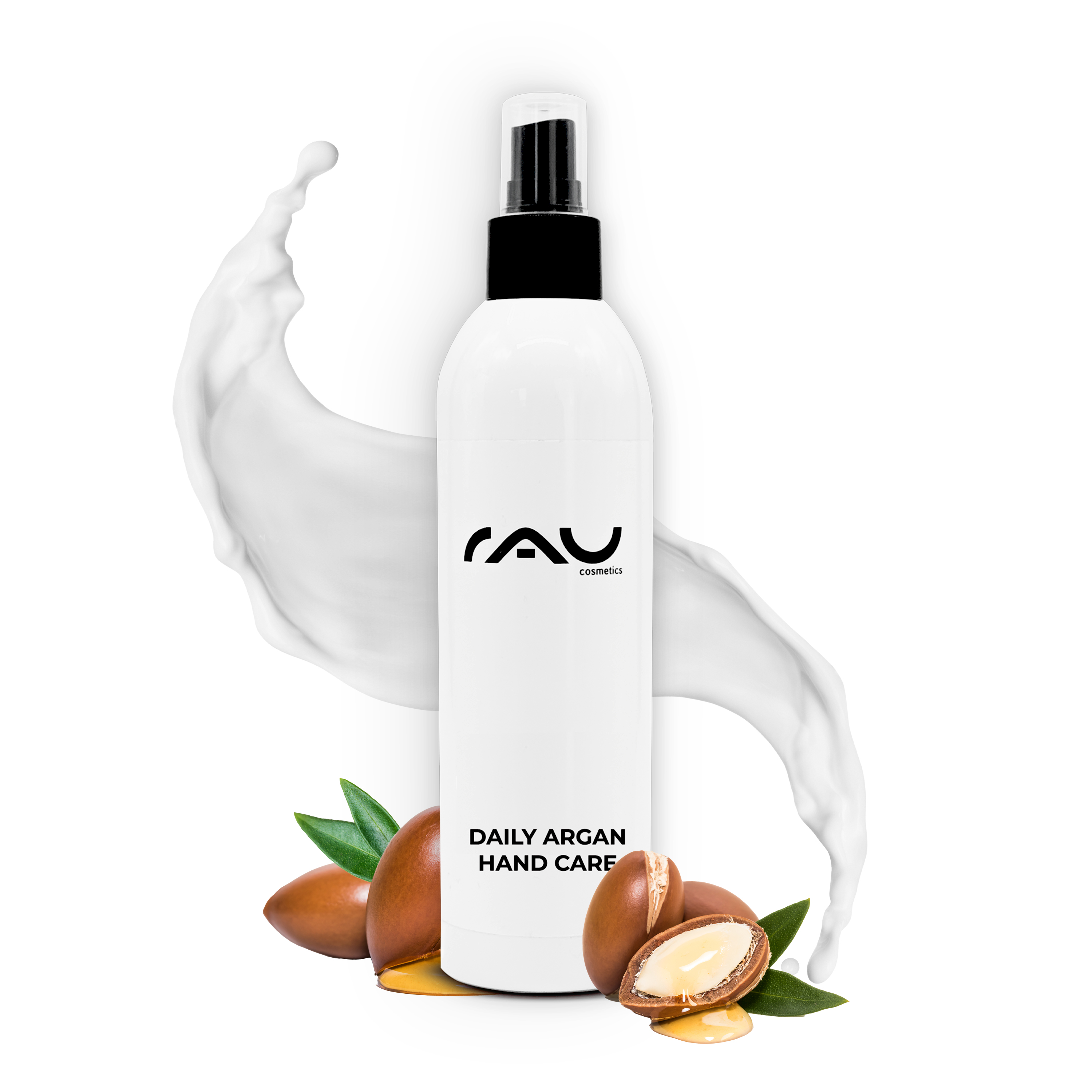 RAU Daily Argan Hand Care 75 ml - crème nourrissante pour les mains pour les mains sèches et stressées Flasche, Lotion