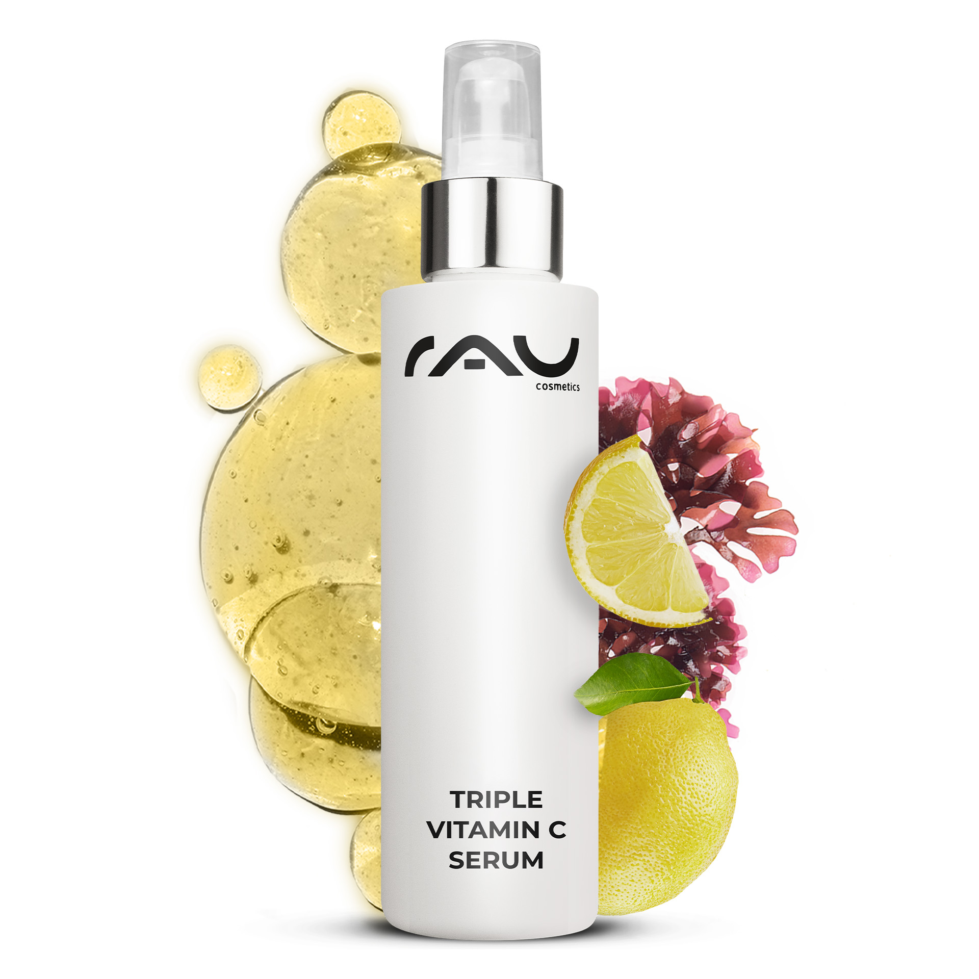 Sérum Triple Vitamine C 100 ml avec 11% d'acides vitaminiques C Flasche, Lotion, Zitrusfrucht, Obst, Parfüm
